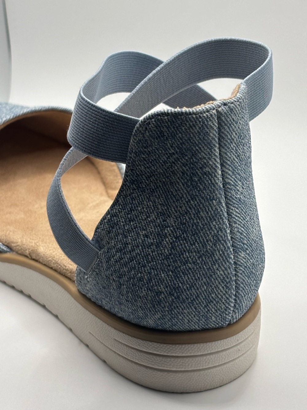 Soul Naturalizer Light Blue Elastic-Strap Sandals - Picture 7 of 8